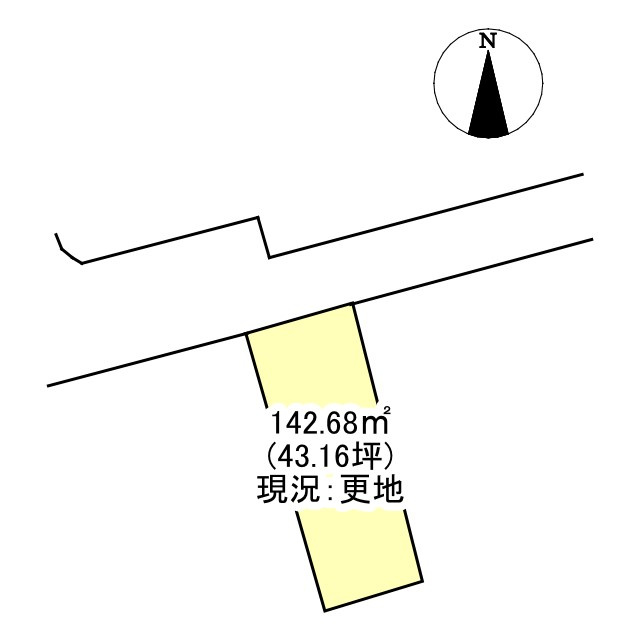 売土地の土地図