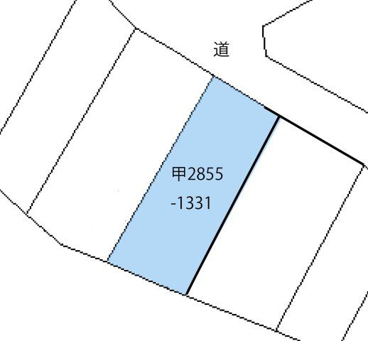 しゃくなげ平第二別荘地④の土地図