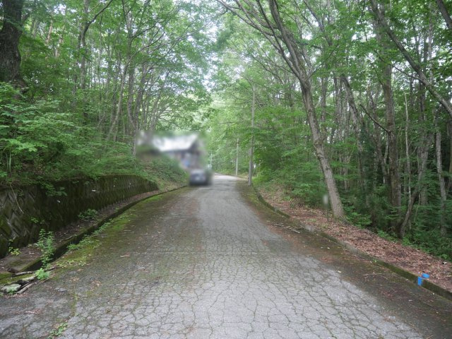 しゃくなげ平第二別荘地④の前面道路含む現地写真