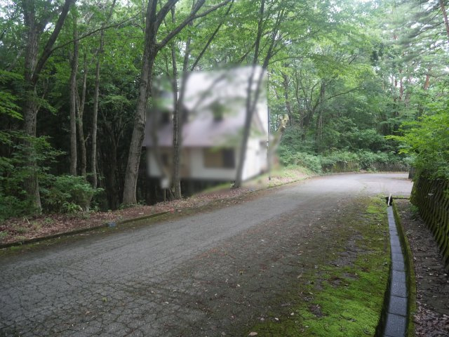 しゃくなげ平第二別荘地④の前面道路含む現地写真