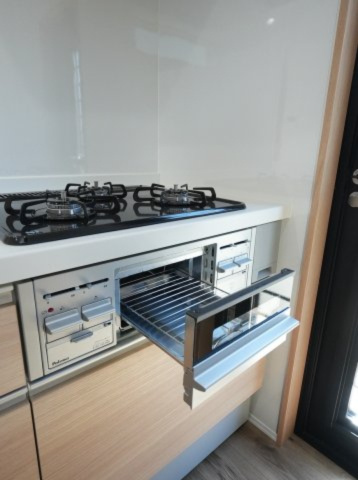【キッチン】 | 熊本市南区第6富合町杉島　4号地 | ガスコンロ