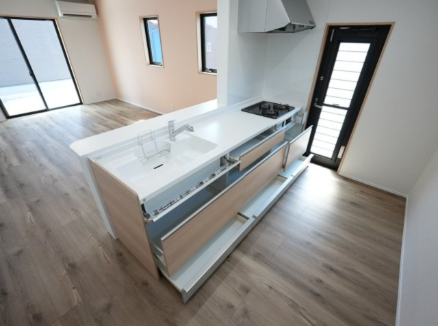 【キッチン】 | 熊本市南区第6富合町杉島　4号地 | キッチン収納