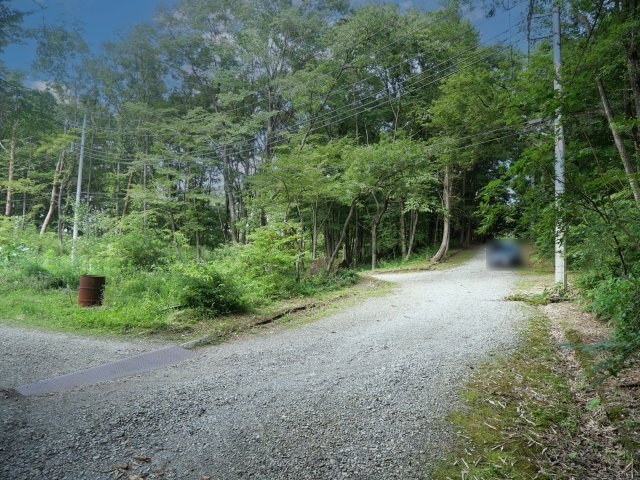 那須自然郷①の前面道路含む現地写真