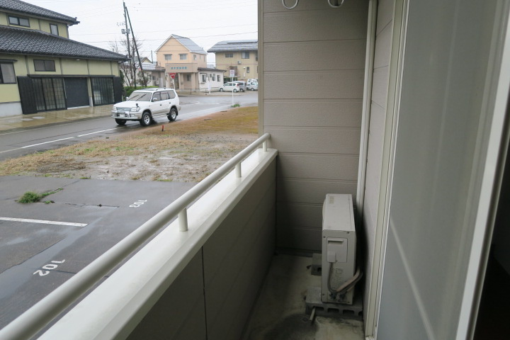 ハイツシオンのバルコニー
