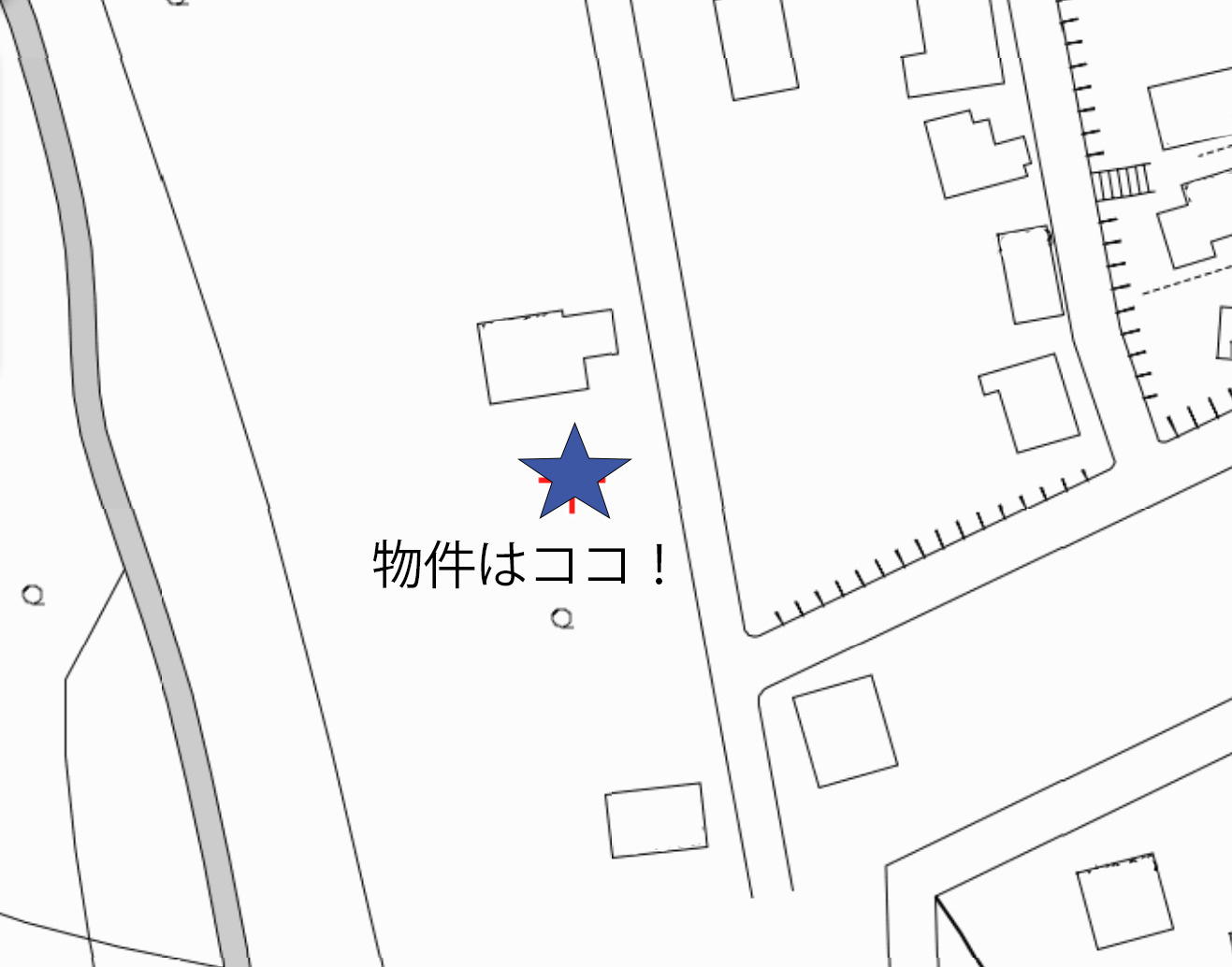 玉取平別荘地①の土地図