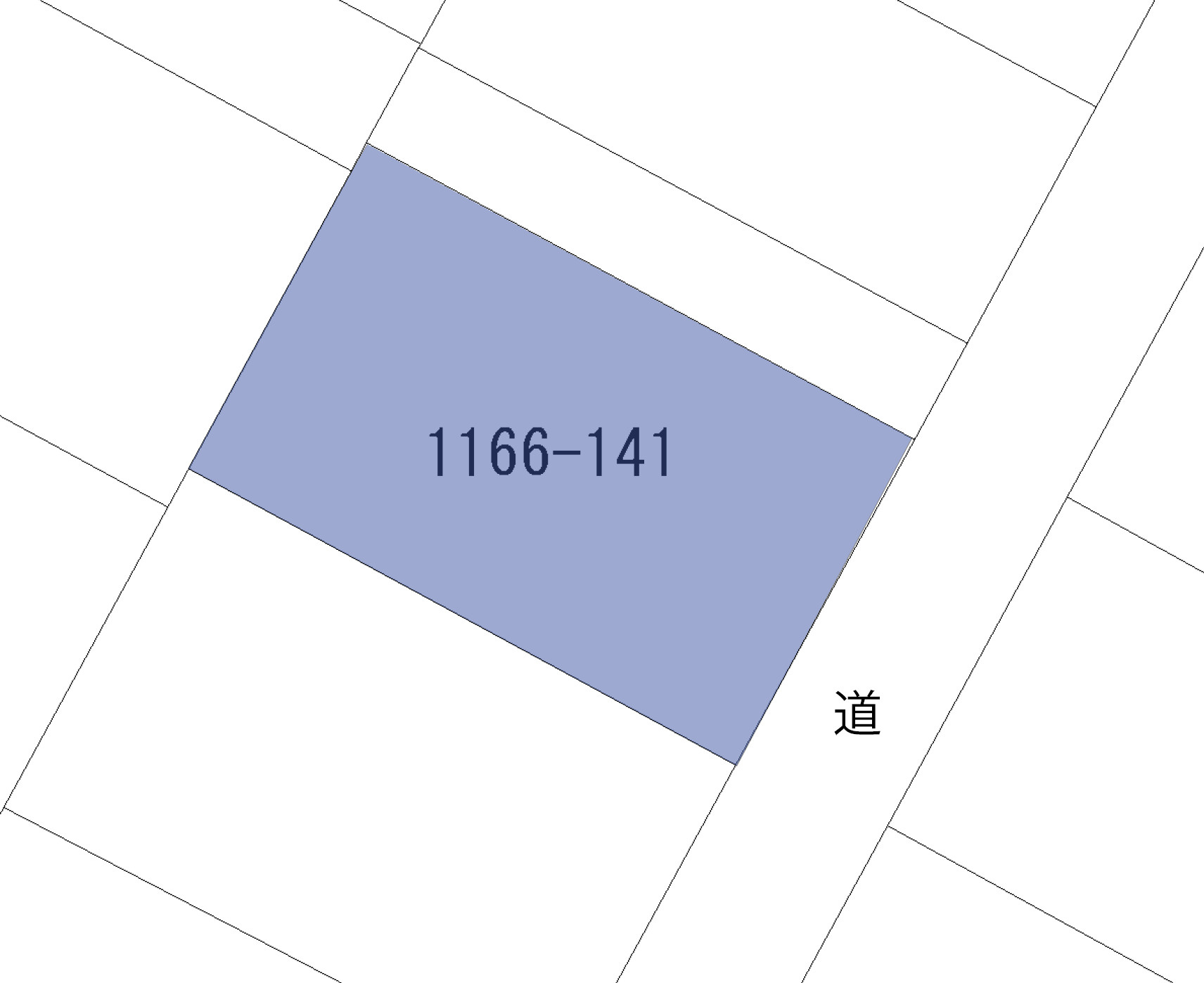 那須レイクサイド別荘地①の土地図