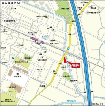 【地図】 | 加須市花崎1丁目　売地　上物有り