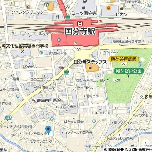 ＣＩＴＹ　ＳＰＩＲＥ　国分寺の地図