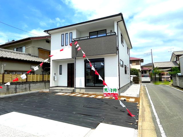 高崎市新町43期（全1棟）の前面道路含む現地写真