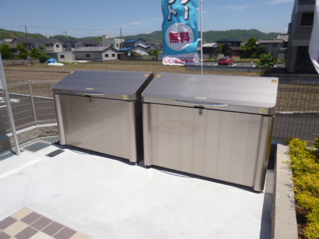 倉敷市福田町古新田のアパートのその他共用部分|敷地内専用ゴミステーション