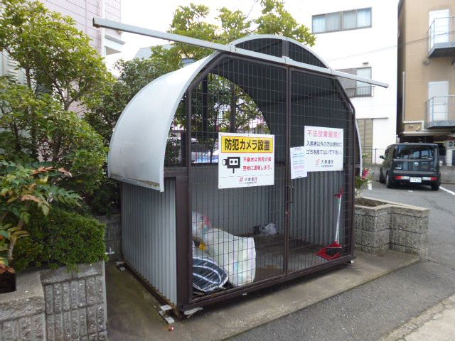 倉敷市児島小川町のアパートのその他共用部分|敷地内専用ゴミステーション