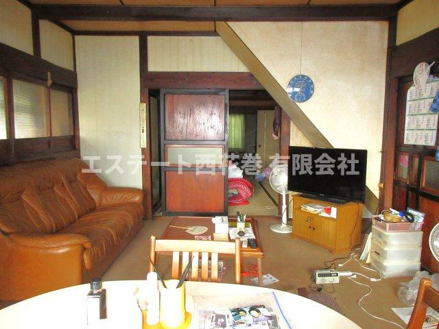 花巻市湯口字大沢　土地建物の居間・リビング