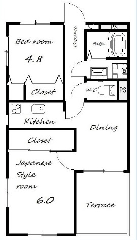 【間取り】 | ロイヤルメゾン舞子坂　収益