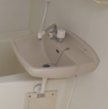 ロンベルク妙典の洗面所