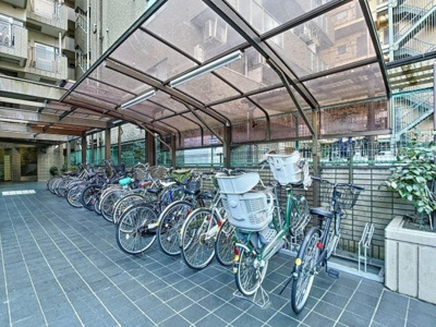 【駐車場】 | 朝日プラザ東池袋　14355 | 敷地内に自転車置き場があります(^^)/