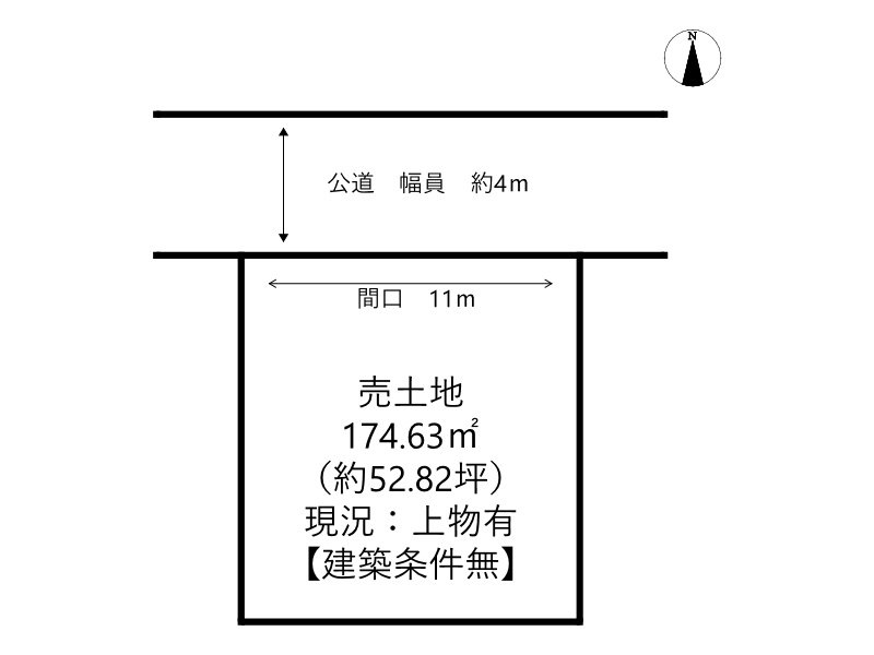 姫路市菅生台／売土地の土地図