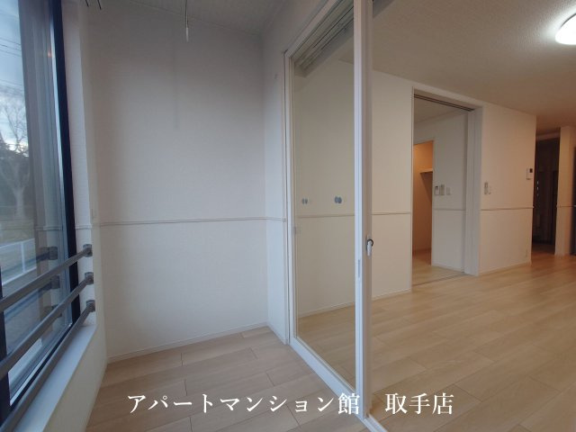 ルミエール取手のバルコニー