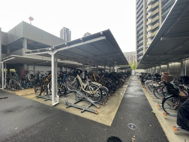パークフロント香椎照葉のその他共用部分|駐輪場も広いです