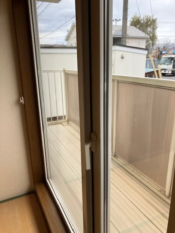 リバーサイド城田Aのバルコニー|広々としたバルコニーです！