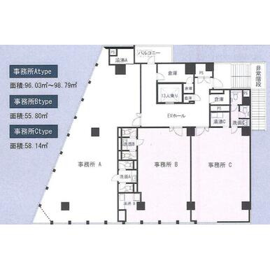 タクエー吉田町ビルの間取り