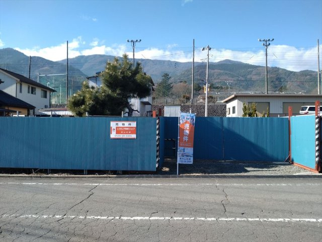 上市之瀬高台111坪土地の外観