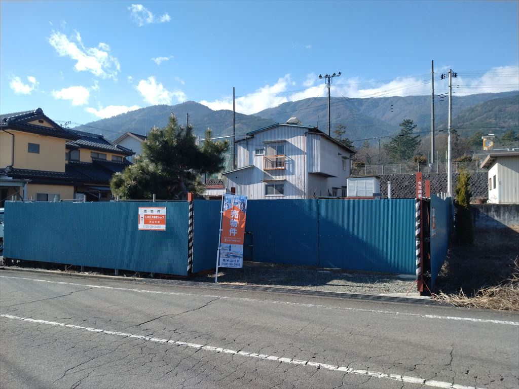 上市之瀬高台111坪土地の外観