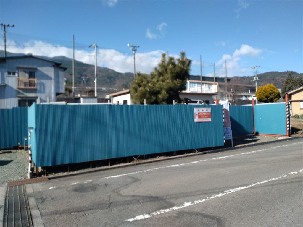 上市之瀬高台111坪土地の外観