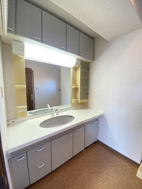 ヨシワガーデンの洗面所