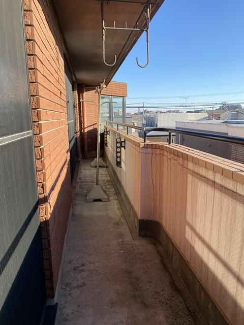 ヨシワガーデンのバルコニー