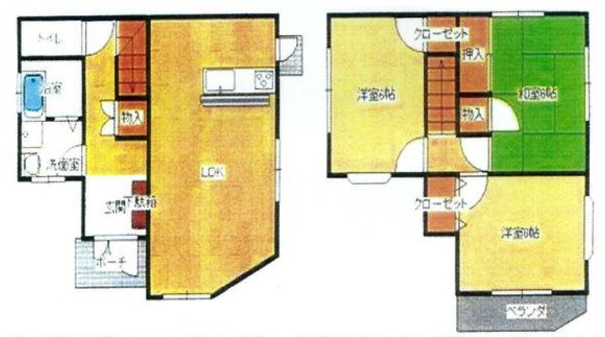 私部７丁目　中古一戸建ての間取り|間取り図はいかがですか？ご希望を叶える間取りですか？リビングの広さは？水回りの位置は？カウンターキッチン？など色々な情報が集約されています。弊社ではリフォームなどのご相談も承っております。