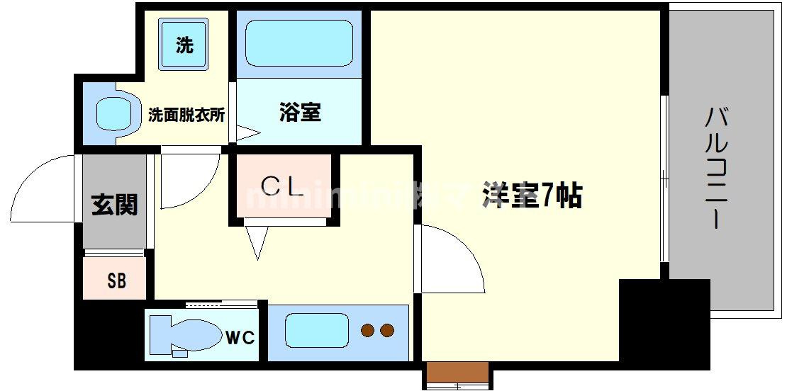 L-IDEA MINAMIHORIEの間取り