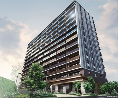 【外観パース】 | ハイムスイートつくば万博記念公園 | 外観完成予想CG