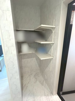 【収納】 | 右京区西京極南方町 | 洗面室の収納はバスタオルや洗剤などの置き場にピッタリ！