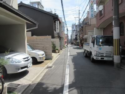 猪熊ハイツの周辺|前面道路
