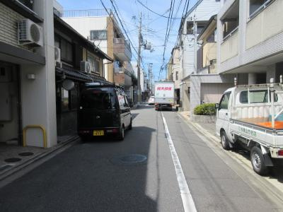 猪熊ハイツの地図|前面道路
