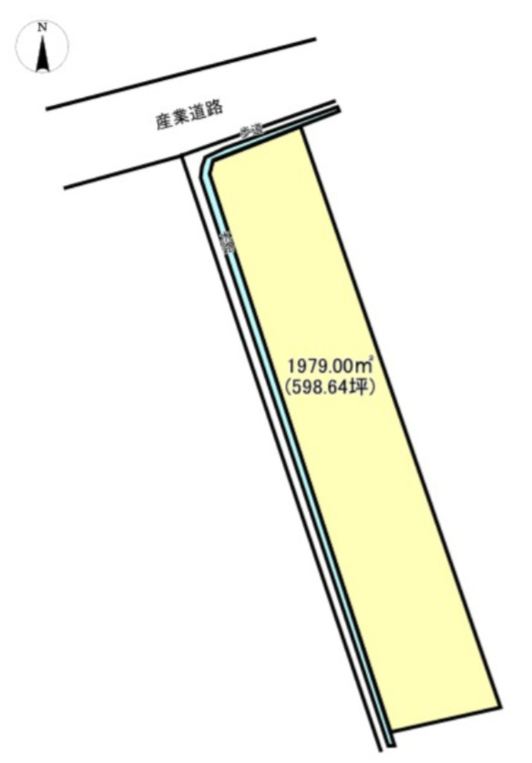 売土地の土地図