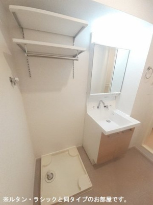 【洗面所】 | ドミールオカマエ　Ａ