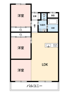 【間取り】 | 南茨木駅前ハイタウンI棟