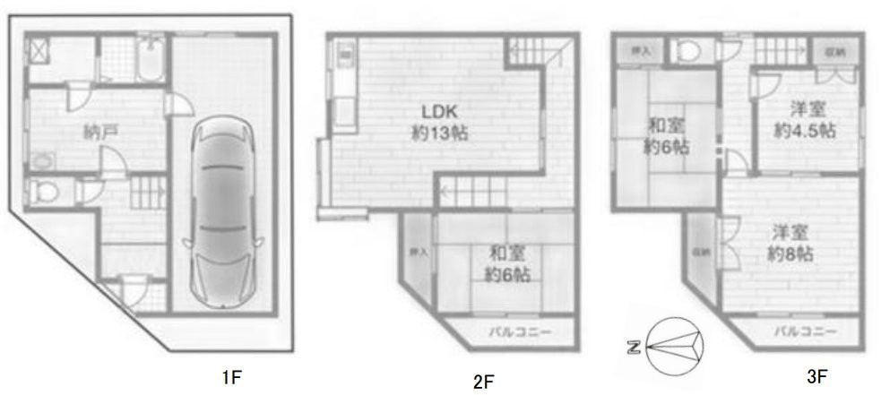 岡山5丁目　中古一戸建ての間取り|間取り図はいかがですか？ご希望を叶える間取りですか？リビングの広さは？水回りの位置は？カウンターキッチン？など色々な情報が集約されています。弊社ではリフォームなどのご相談も承っております。