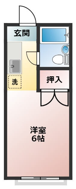 お部屋の間取り図です♪