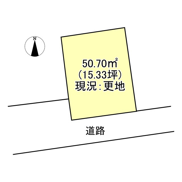 西条市朔日市の土地図