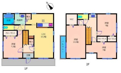 【間取り】 | 成田市寺台　中古戸建て | 間取り図
