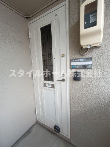 セジュール東山B棟のバルコニー