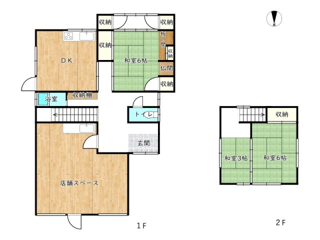姫路市菅生台/中古戸建の間取り