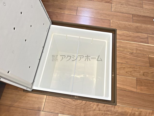 入間市扇町屋2丁目・全3棟　新築未入居一戸建　A号棟　の収納|キッチン床下収納