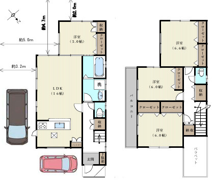 【間取り】 | 鴻巣市鴻巣　新築住宅