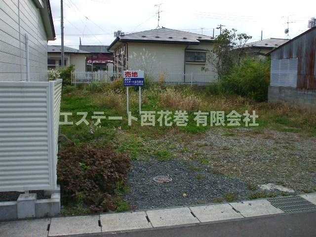 花巻市松園町　土地の外観