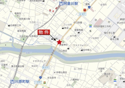 【地図】 | 四日市市三ツ谷町 | 広域Map