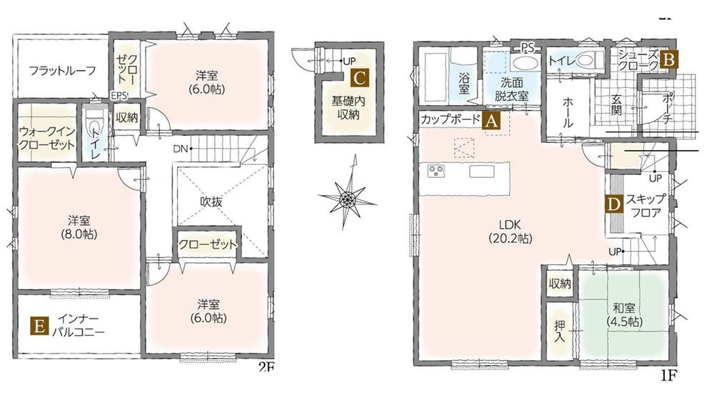鹿沼市千手町　新築戸建4の間取り