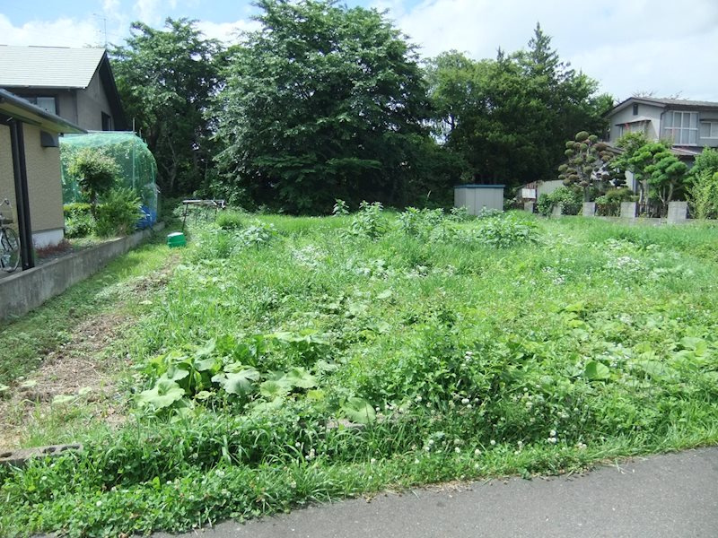 【商談中】花巻市石神町　土地の外観